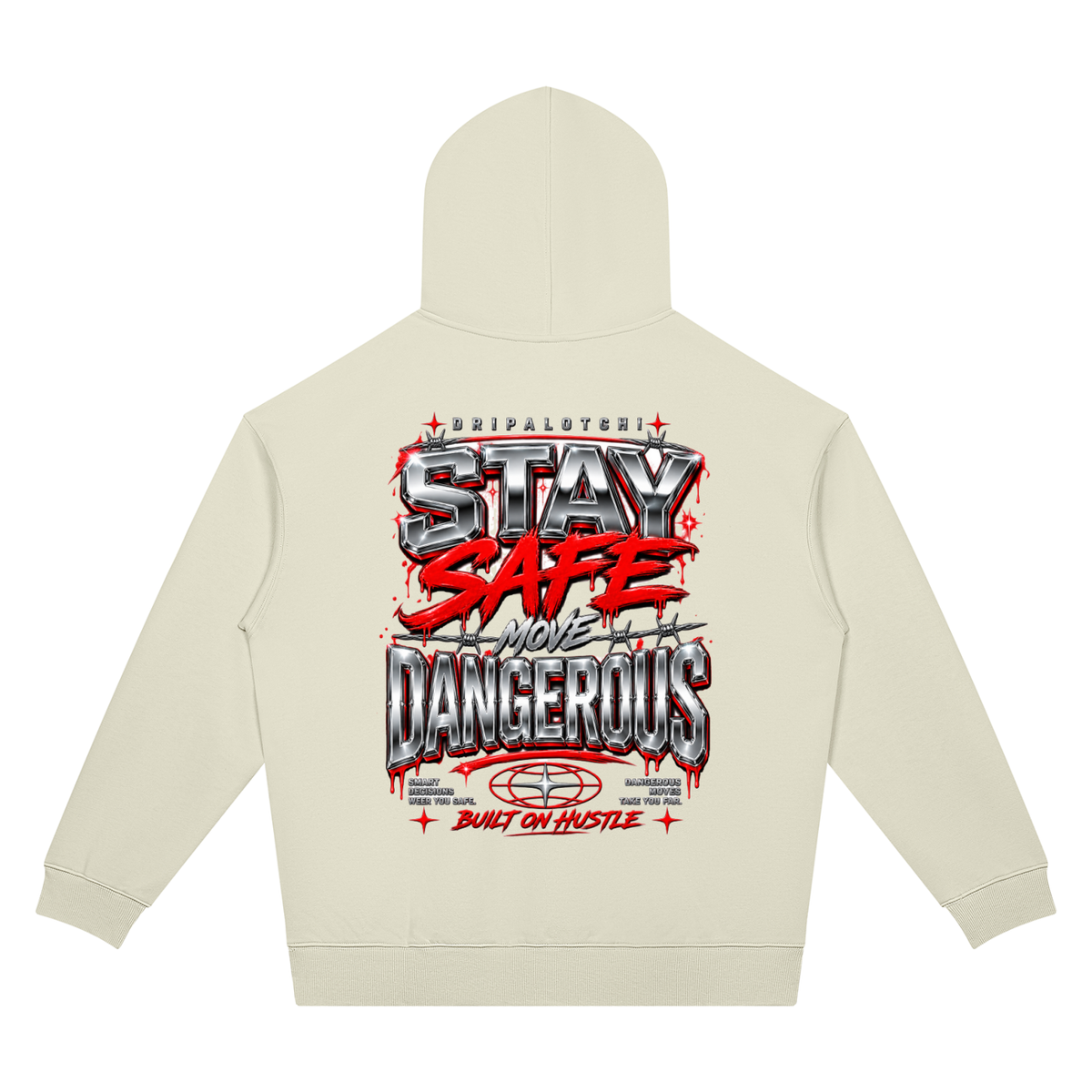 DRIPALOTCHI PRAYED UP Unisex Oversized Hoodie