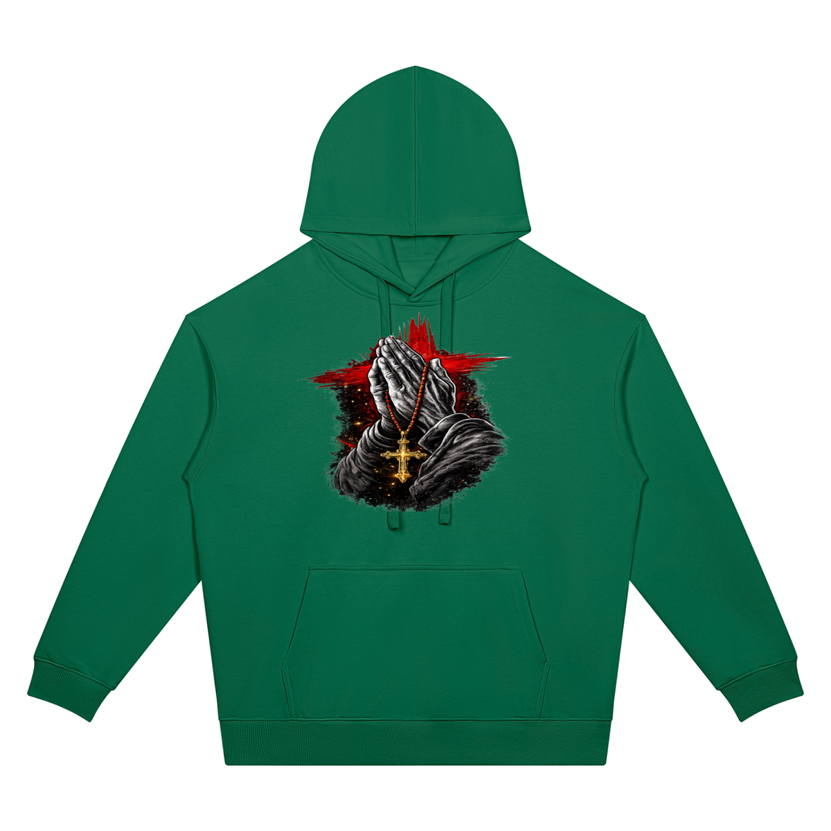 DRIPALOTCHI PRAYED UP Unisex Oversized Hoodie