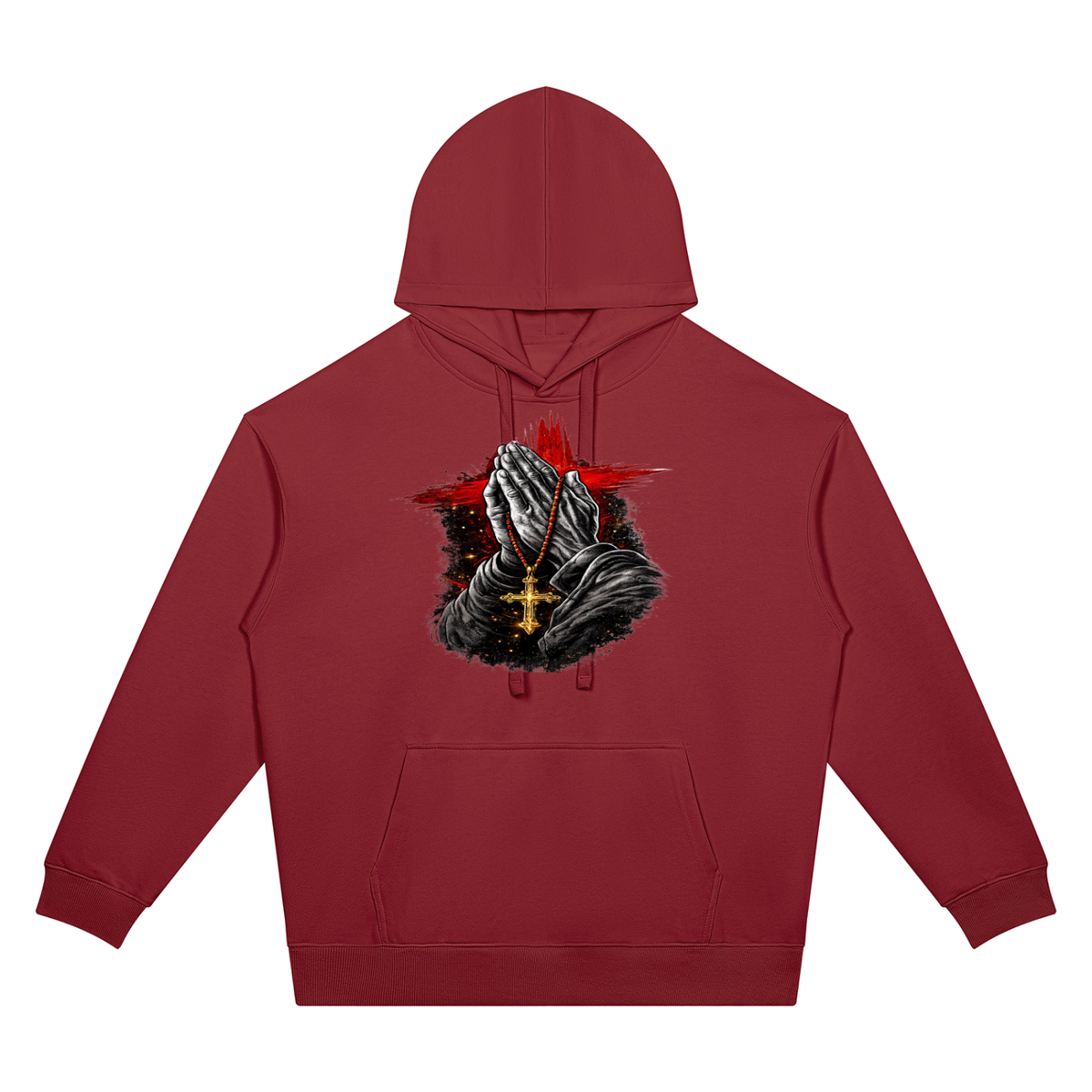 DRIPALOTCHI PRAYED UP Unisex Oversized Hoodie