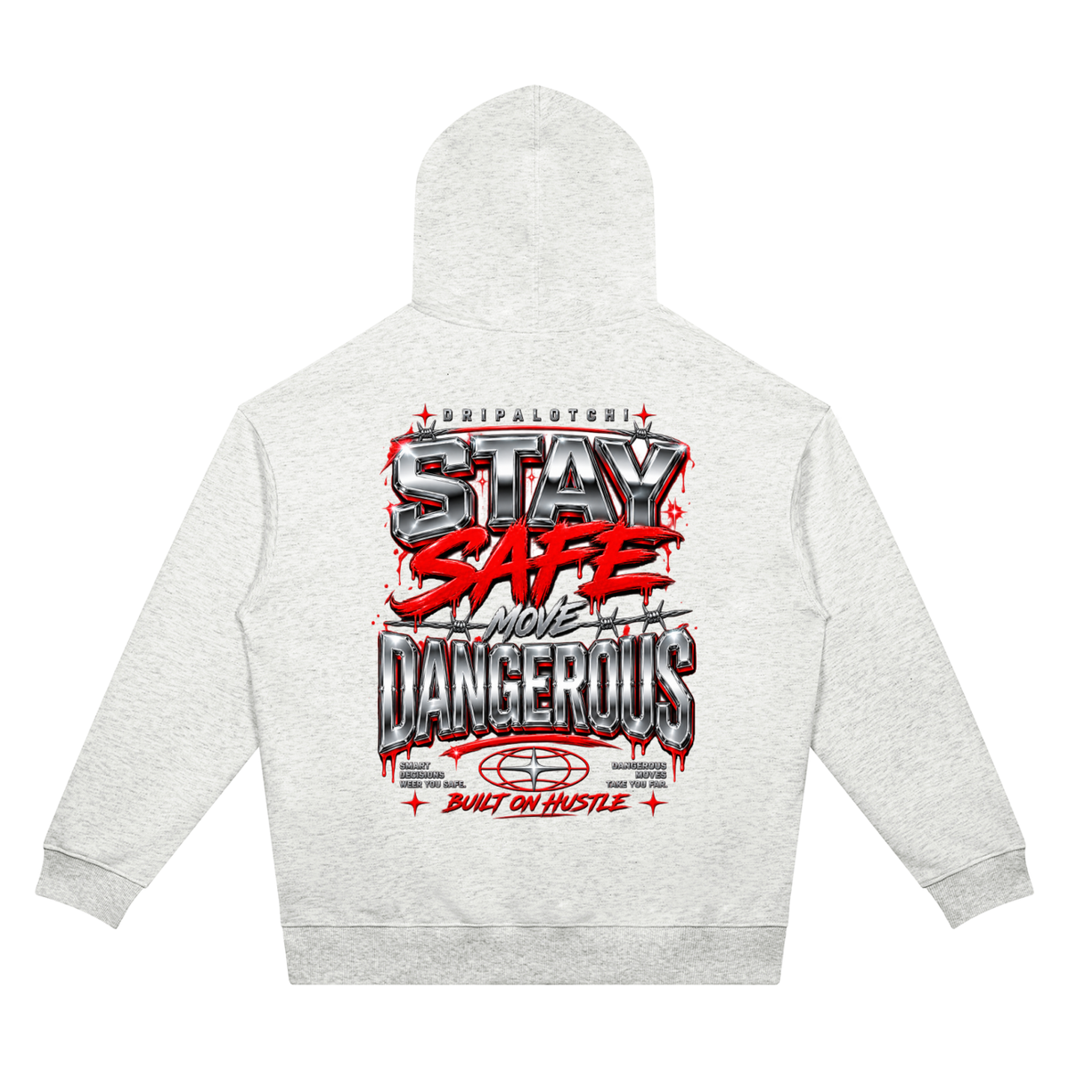 DRIPALOTCHI PRAYED UP Unisex Oversized Hoodie