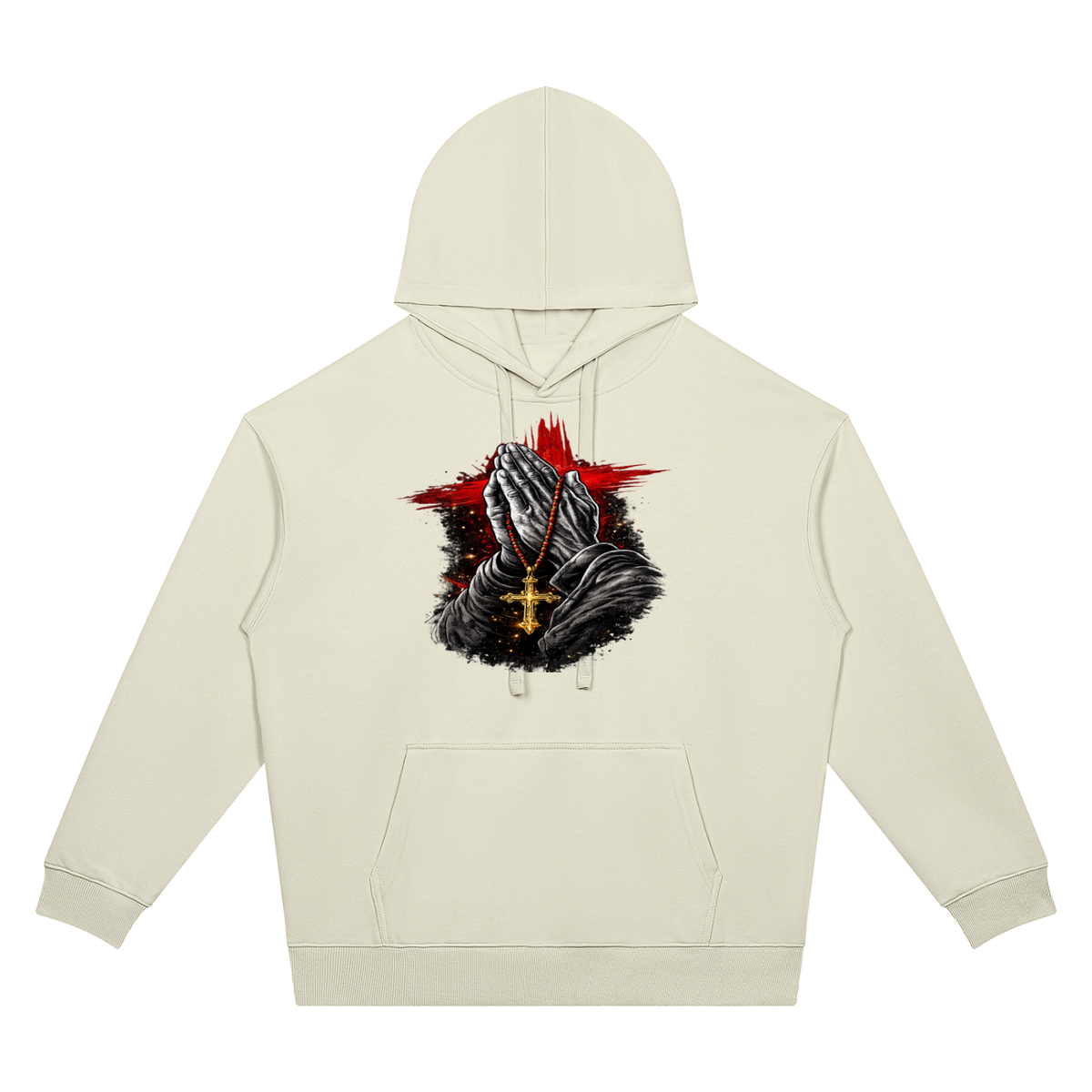 DRIPALOTCHI PRAYED UP Unisex Oversized Hoodie