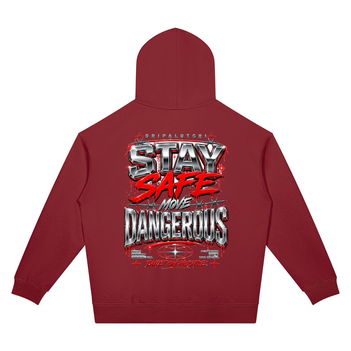 DRIPALOTCHI PRAYED UP Unisex Oversized Hoodie