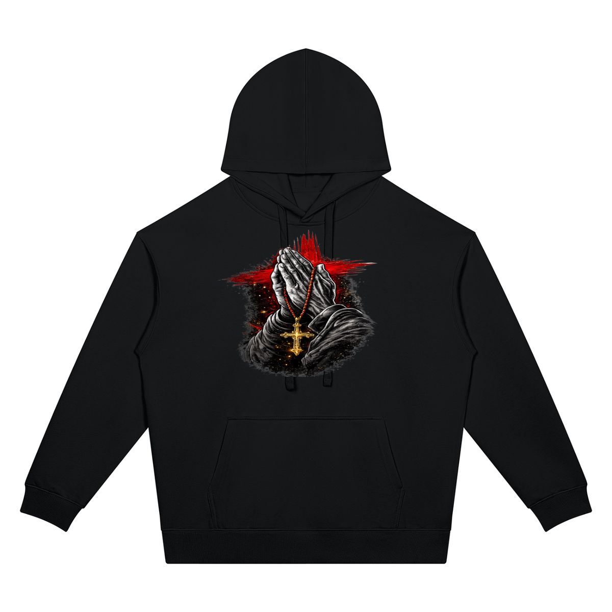 DRIPALOTCHI PRAYED UP Unisex Oversized Hoodie
